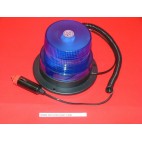 Gyrophare led bleu 12 - 24 volts magnétique ou à fixer
