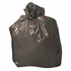 Sacs poubelles noirs 50 litres, par 25 sacs 