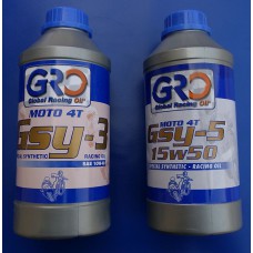 Huile 4 temps GSY-3 et GSY-5 Global Racing Oil