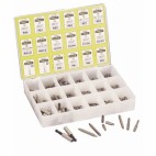  Coffret de 200 embouts de vissage assortis - 6 pans mâles 1/4" 