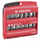  Coffret 28 embouts de vissage fendu, Philips, Pozidriv, Torx, 6 pans - Standard 