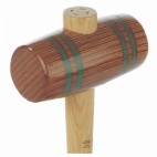  Maillet bois comprimé lamellé manche hickory 