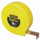  Mesure roulante courte sans blocage - ruban boitier plastique - Sunflex 