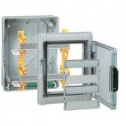 Coffret électrique étanche - 2x18 modules - 2 rangées - Plexo 3