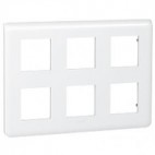 Plaque de finition horizontale Mosaic blanche - 2X3x2 modules