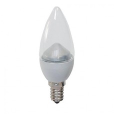  Lampes LED E14 forme flamme "Gradable" - Claire