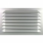  Grilles de ventilation à persiennes - aluminium anodisé - non percé 