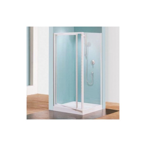 Capella 78 Porte de Douche pivotante 56-59 x 78 po, 8 mm pour Installation  en alcôve avec verre GlassShield® et fini chrome