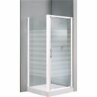 Porte de douche pivotante verre transparent - Lunes G - 66 à 72 cm